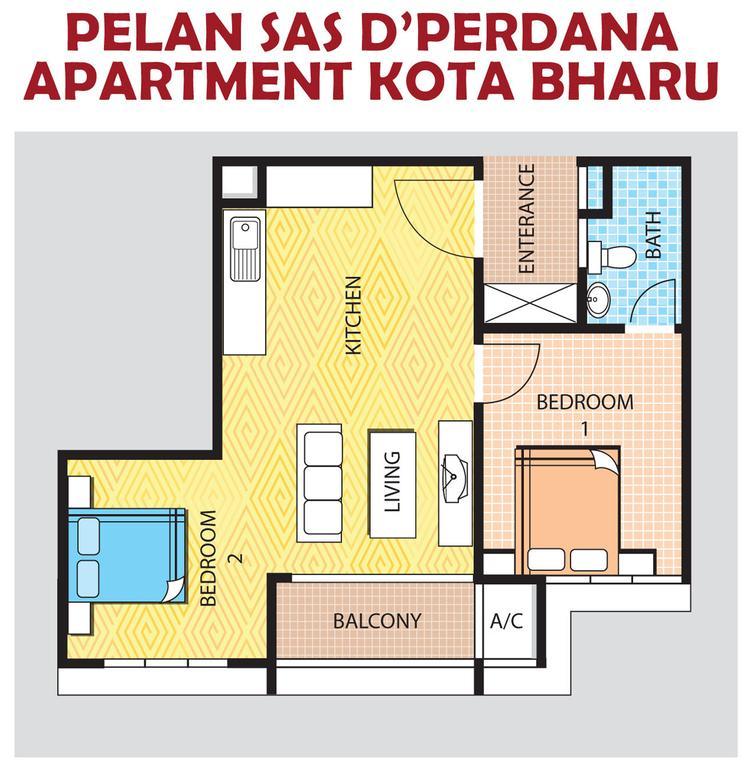 Sas D'Perdana Apartment Κότα Μπάρου Εξωτερικό φωτογραφία